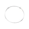 Bracciale rigido bangle nodo in argento 925