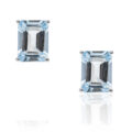 Orecchini in oro bianco con acquamarina (ct 2,62)