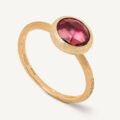 Anello con red garnet, modello piccolo