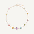 Collana multicolore con catena regolabile