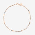 Bracciale mini Granelli in oro rosa 9K e argento 925
