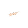 Orecchino Crawler stelle in oro rosa 18K