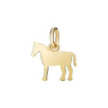 Ciondolo cavallo in oro giallo 18K