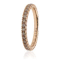 Eternelle in oro rosa e diamanti brown (0,65 ct)