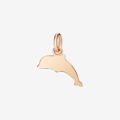 Ciondolo Delfino in oro rosa 9K