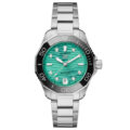Aquaracer Lady - 300 mt - 36 mm - quadrante turchese con diamanti
