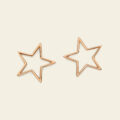 Orecchini a forma di stella in oro rosa