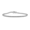 Bracciale tennis in oro bianco con diamanti (ct 3,50)