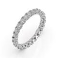 Fedina eternity in oro bianco con diamanti (ct 1,57)