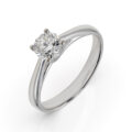 Anello solitario con diamante (ct 0,60)