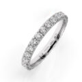 Eternelle in oro bianco 18 ct con diamanti taglio brillante (ct. 1.00)