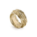 Filodellavita Classi 13 Fili in oro giallo 9 ct con diamanti