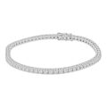 Bracciale tennis in oro bianco con diamanti taglio brillante Ct. 1.98