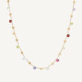 Collier con gemme multicolore
