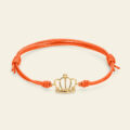 Bracciale con cordino e corona