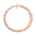 Bracciale granelli in oro rosa 9K