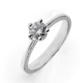 Anello di fidanzamento con diamante (ct 0.50)