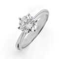 Anello solitario con diamante (ct 1,18)