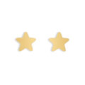 Orecchino con stelle in oro giallo - altezza 4 mm