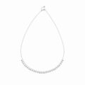 Girocollo in oro bianco con diamanti (2,19 ct)