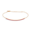 Bracciale in oro bianco con zaffiri rosa (ct 0,24)
