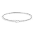 Bracciale rigido in oro bianco con diamanti (0,69 ct)
