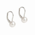 Orecchini in oro bianco 18K con perle akoya (6,5/7 mm)