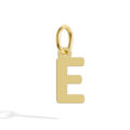 Ciondolo lettera in oro giallo - altezza 7 mm