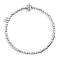 Bracciale mini granelli in argento 925