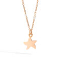 Collana mini stellina oro rosa