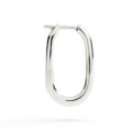 Orecchino Hoop Essentials argento- mezzo paio
