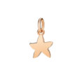 Ciondolo stellina in oro rosa 9K - modello piccolo