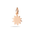 Ciondolo sole in oro rosa 9K