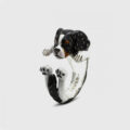 Anello Hug Cavalier King Charles Spaniel Smaltato