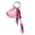 Bag Charm Cuore  in bioresina e acciaio