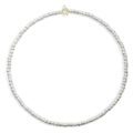Collana granelli in argento con Anello brisè in oro giallo