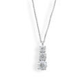 Girocollo Trilogy con diamanti (ct 1,09)