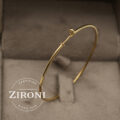 Mono-Orecchino Tiffany Diamond Hoop - Collezione Elsa Peretti - oro giallo e diamanti (ct 0,05)
